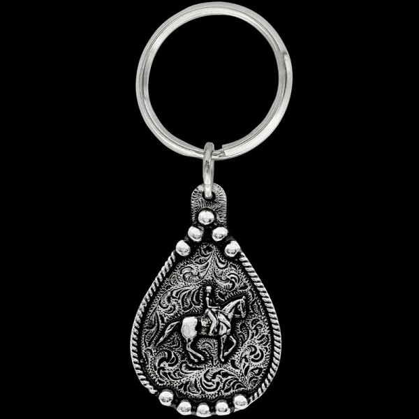 Elevate your equestrian elegance with our Dressage Rider Keychain. Precision-crafted, it's a tribute to the artistry and finesse of dressage. Order now!